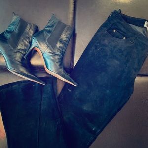 Woman 100% suede pants